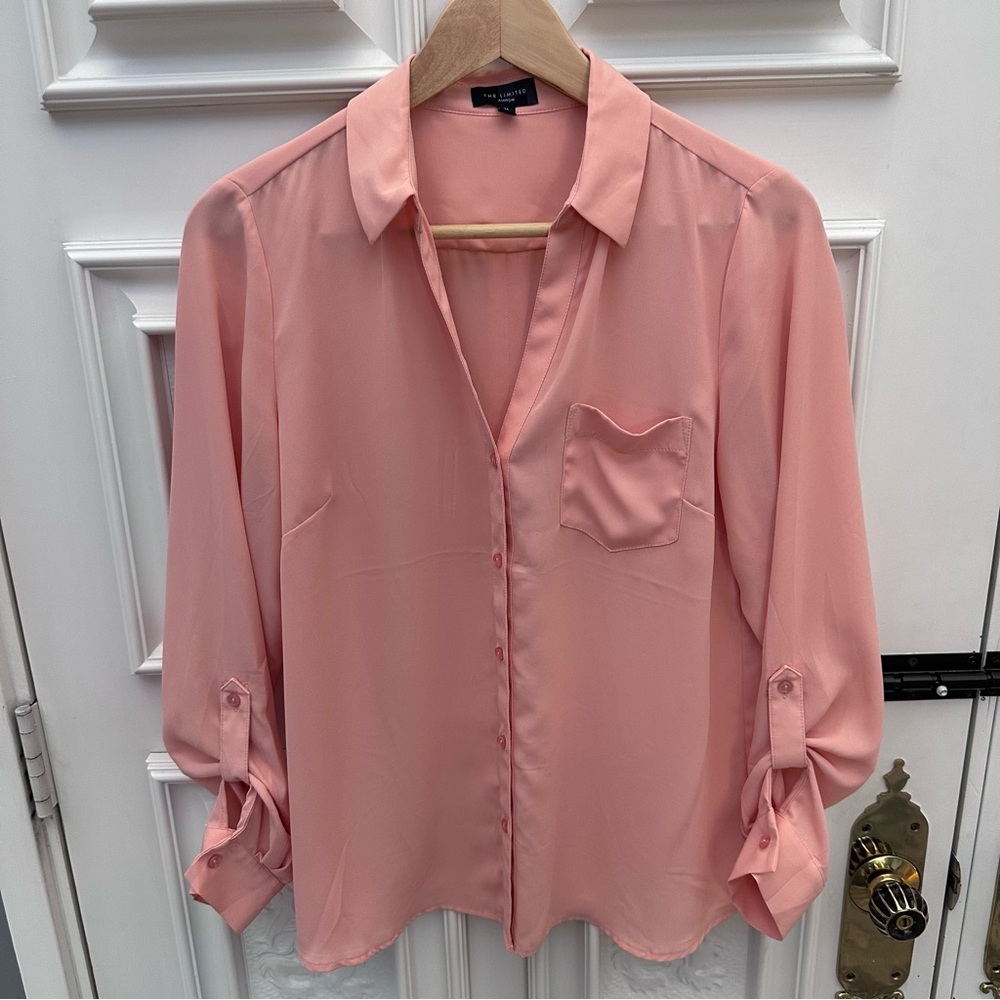 The Limited - The Ashton Shirt in Peach - Medium